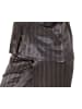 NORMANN Satin Pyjama Schlafanzug zum durchknöpfen - 41697 in anthrazit