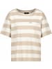 monari Rundhals T-Shirt für Damen in beige