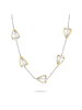 LIEBESKIND BERLIN Halskette Metal Heart in bicolor silber/gold