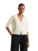 Marc O'Polo Feinstrick-Cardigan slim in white cotton