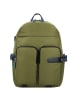 Piquadro PQ-RY Rucksack 42 cm Laptopfach in green-black