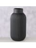 Boltze Vase NORDIKA, aus Glas in Schwarz, Ø 15 x (H) 30 cm