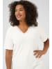 KAFFE curve Kurzarm-Bluse KCfananda Regular fit in Chalk CC.