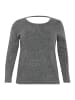 KAFFE curve Strickpullover KCrae in Dark Grey Melange