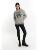 myMo ROCKS Damen Hoodie in Grau Melange