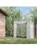 Outsunny Gewächshaus 200L x 76B x 150/168H cm Weiß