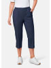 GOLDNER Pflegeleichte Capri-Schlupfhose in marine