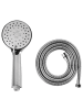 Beliani Wannenarmaturen TAMUSHAL in Silber - (W) 10 x (H) 23 x (L) 3 cm
