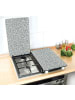Wenko Glasschutzplatten GRANIT für Herd — 2 Stück in Grau, 30 x 0,5 x 52 cm