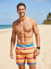 LUVANNI Boardshorts Style 11 Streifen in Gelb