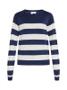 usha BLUE LABEL Damen Pullover in Marine Weiss