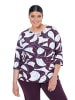 Ulla Popken Shirt in dunkle pflaume
