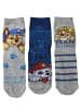 Paw Patrol 3er Pack Paw Patrol Socken Chase, Marshall & Rubble Strümpfe in Mehrfarbig