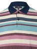Nils Sundström Poloshirt in hellblau ecru - 0001