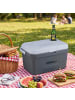 relaxdays Kühlbox in Weiß/ Grau - 15 Liter