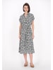 Usha Women Dress in black white