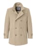 S4 JACKETS Wollmantel George in beige melange