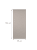 relaxdays Thermorollo in Braun - (L)160 x (B)80 cm