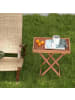 COSTWAY Gartentisch Akazienholz 68x44x74cm in Braun