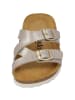 palado Pantoletten in beige metallic
