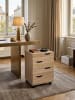 KADIMA DESIGN Rollcontainer Sonoma 40x60x40cm Schubladenschrank Büro Container,