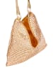 faina Women Handbag in Gold