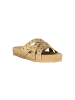 Laura Biagiotti Beige Polyurethan Damen Sandale