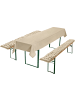 REDBEST Auflagen und Tischdecke 3-teilig in beige