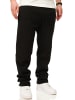 DAILY COTTON Jogginghose - im Straight-Fit als Lange Sweatpants Trainingshose in Schwarz