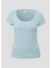 QS T-Shirt in 6103_helles türkis