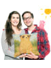 Mr. & Mrs. Panda Kissen Erdmännchen Design ohne Spruch in Weiß