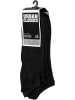 Urban Classics Urban Classics Unisex No Show Socks 5-Pack in black