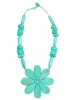 collezione alessandro Kurze Kette " Delia " in aqua