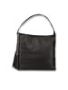 Toscanto Leder Schultertasche Toscanto Tasche schwarz ca. 40cm