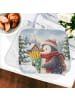 Mr. & Mrs. Panda Topflappen Pinguin Winter Pommes Design ohne Sp... in Weiß