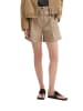 Marc O'Polo Paperbag-Shorts wide in Earthy Taupe