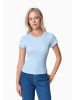 Organication T-Shirt "TILLDA" in Muschelblau