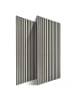 relaxdays 2 x Akustikpaneele in Hellgrau - (B)60 x (H)120 cm