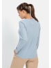 Camel Active Rundhals Sweatshirt aus reiner Baumwolle in Hellblau