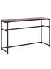 Beliani 3-tlg Gartentisch Set AVETRANA in Schwarz/Braun