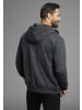 Man's World Kapuzensweatjacke in anthra melange