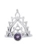 mantraroma 925er Silber - Ringe mit Amethyst facettiert