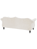Beliani 3-Sitzer Sofa SKIEN in Beige/Schwarz - (W) 200 x (H) 91 x (L) 83 cm