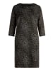 Betty Barclay Jerseykleid knielang in Schwarz/Beige