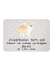 Mr. & Mrs. Panda Magnet Islandhund Freude mit Spruch in Grau Pastell