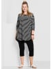 sheego Caprileggings in schwarz