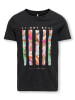 KIDS ONLY T-Shirt KOGALOE REG S/S AOP TOP in black