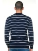 FIOCEO Pullover in navy/weiss