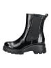 Paul Green Stiefelette Schwarz Lack