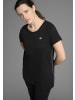 Kangaroos Longshirt in schwarz